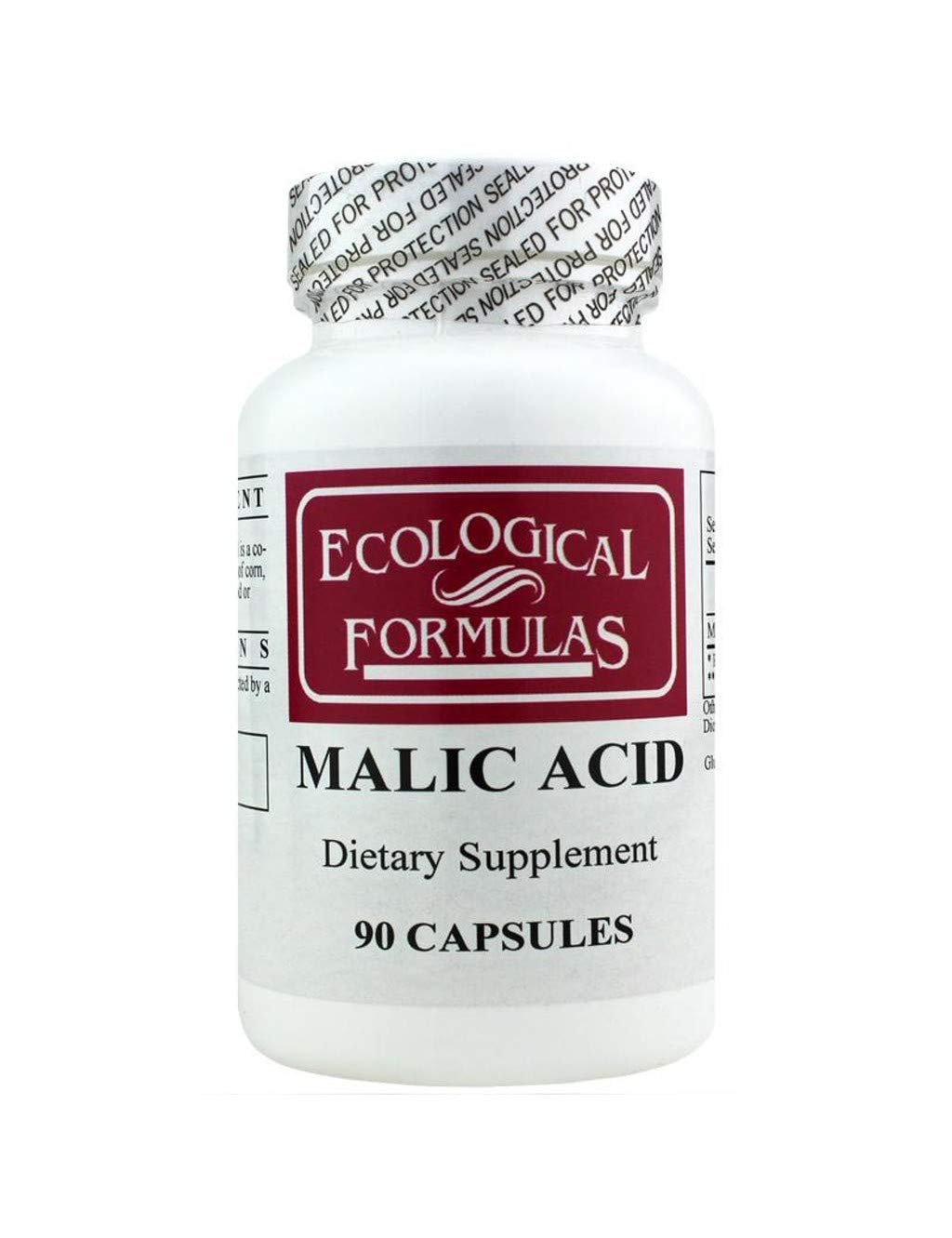 Ecological Formulas Malic Acid 600 mg Capsules, 90 Count