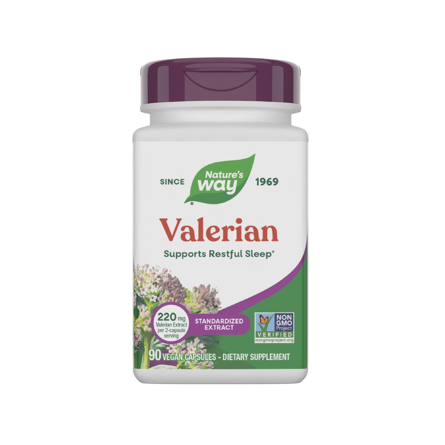 Nature's Way Valerian Premium Extract Capsules 90 Count