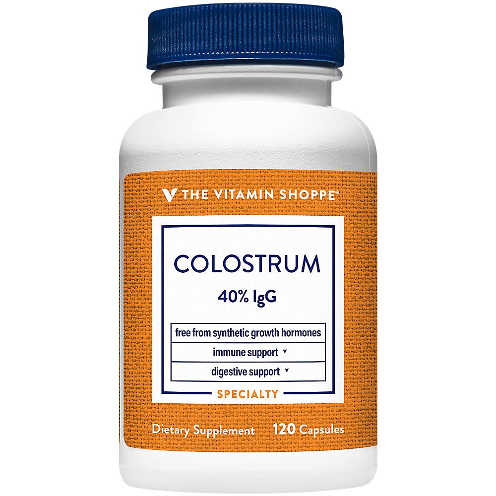The Vitamin Shoppe Colostrum 40% IGG Supports Immune Health Capsules, 120 Count