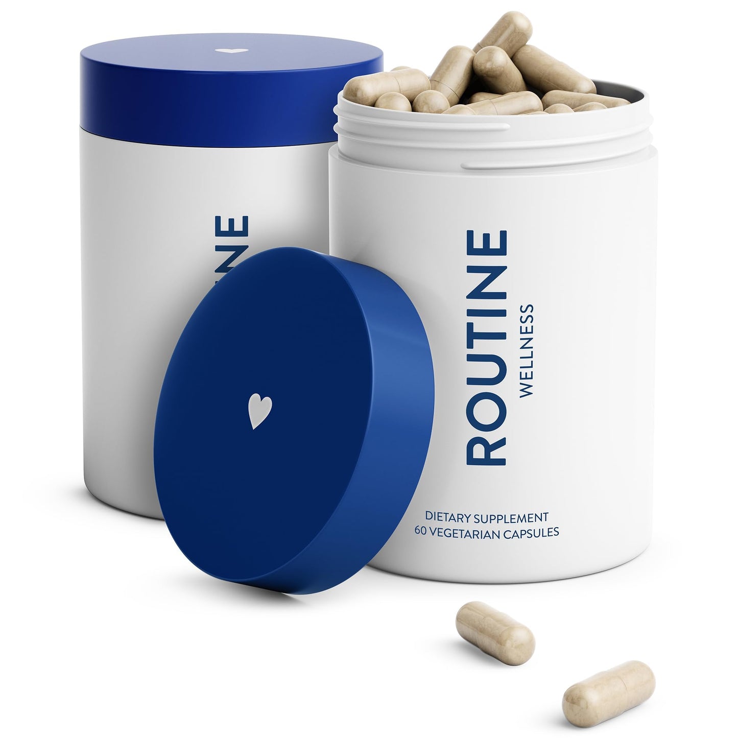 Routine Wellness Hair Growth Supplement with Biotin Capsules, 120 Capsules