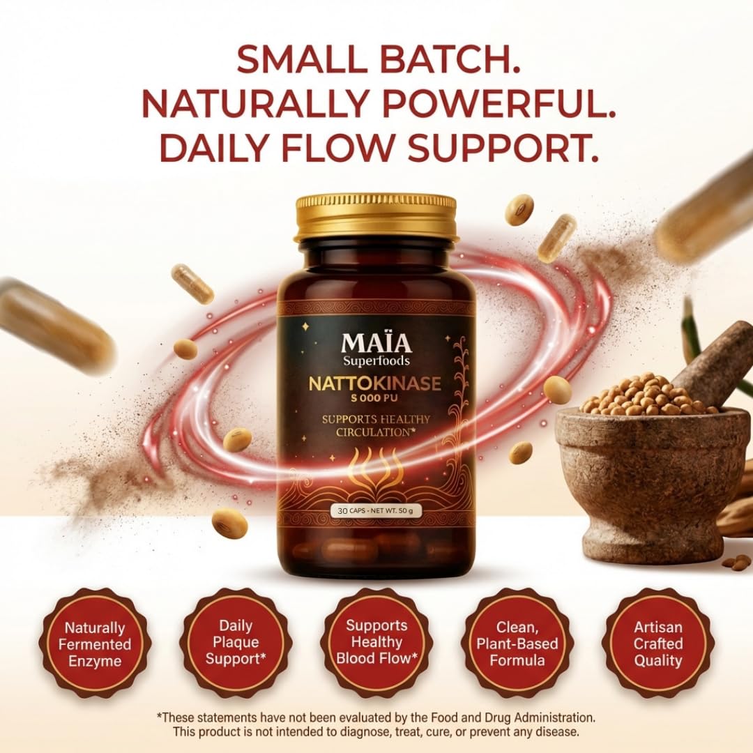 MAÏA SUPERFOODS Maia Nattokinase Capsule 30 Count