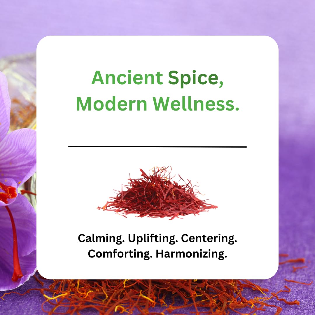 Paradise Herbs Saffr-Tone Saffron Extract Active Whole Spectrum Extract Super Potent Ultra Pure Vegan Non-GMO Gluten Free Capsules 60 Count