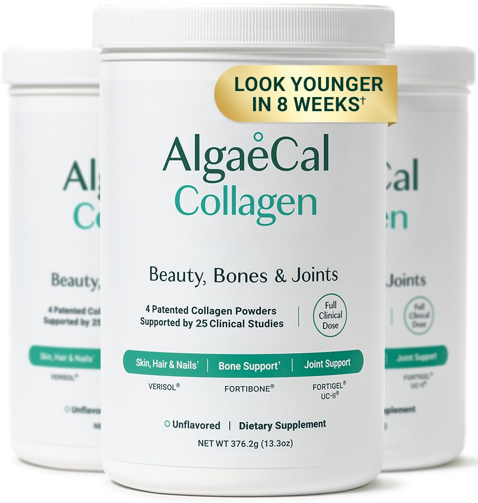 ALGAECAL Collagen Peptides Powder 90 Servings (Pack of 3)