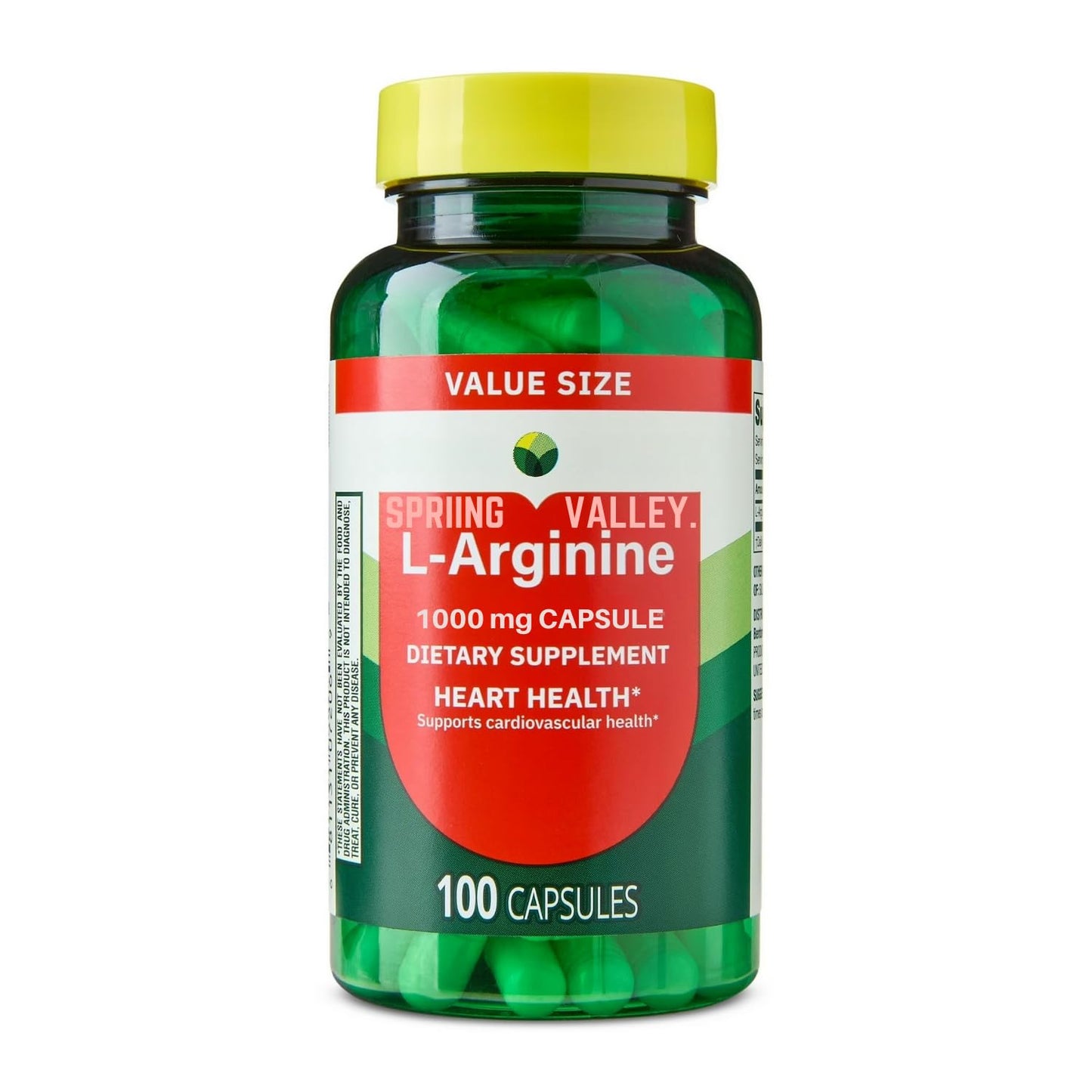 Generic L-Arginine 1000 Mg Capsules, 100 Capsules