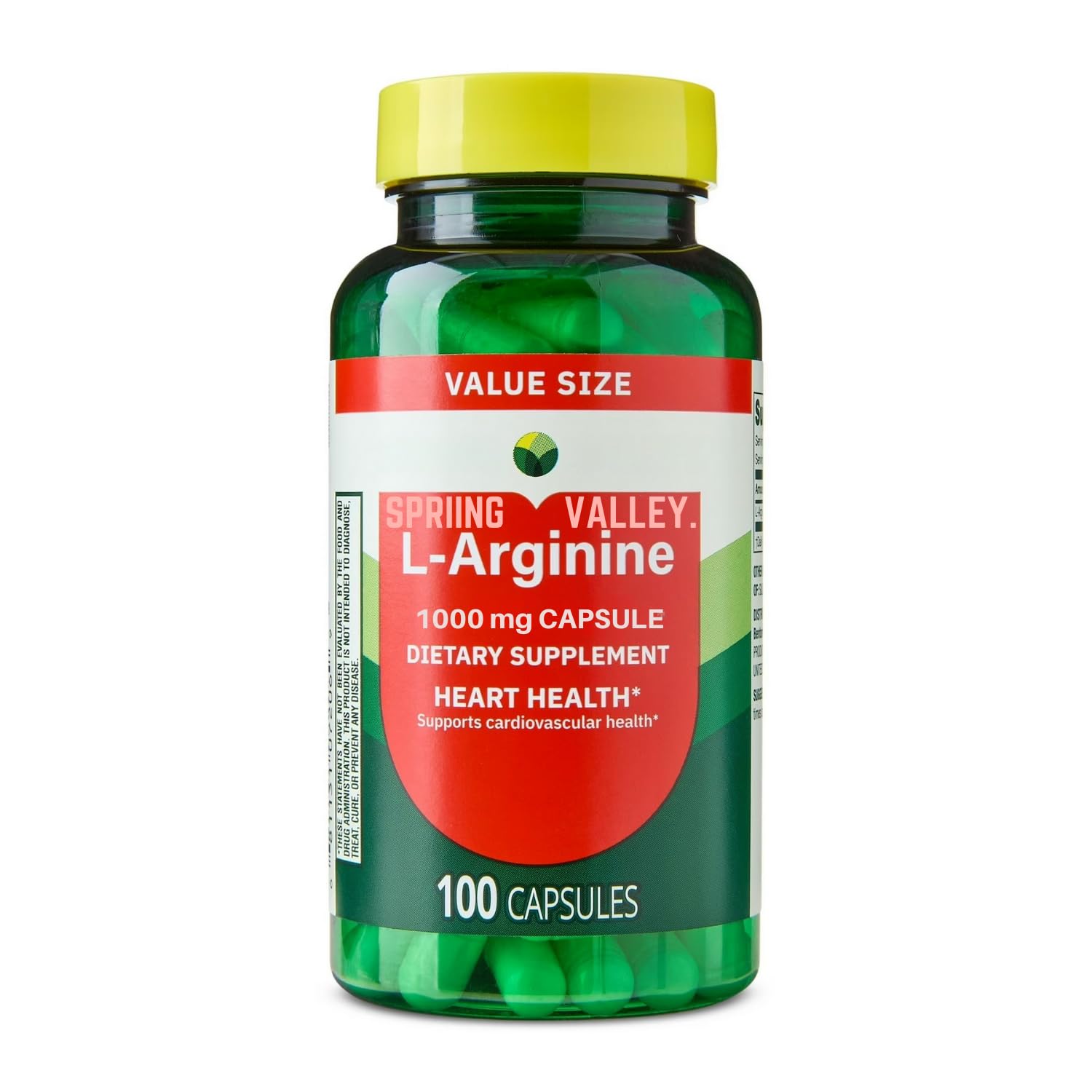 Generic L-Arginine 1000 Mg Capsules, 100 Capsules