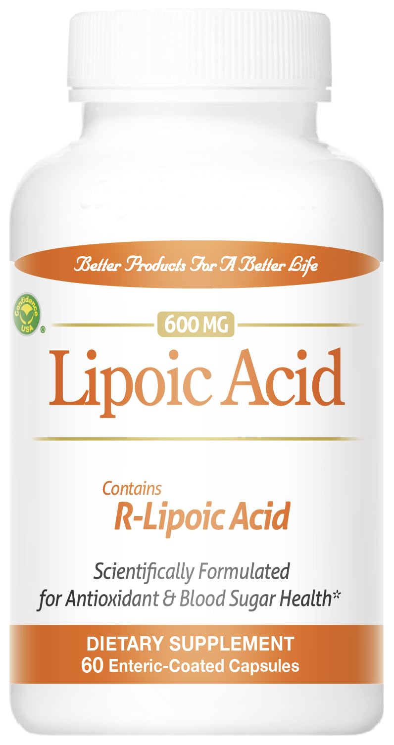 Generic Lipoic Acid 600mg Enteric-Coated Capsule, 60 Capsules