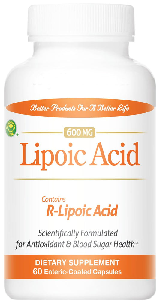 Generic Lipoic Acid 600mg Enteric-Coated Capsule, 60 Capsules