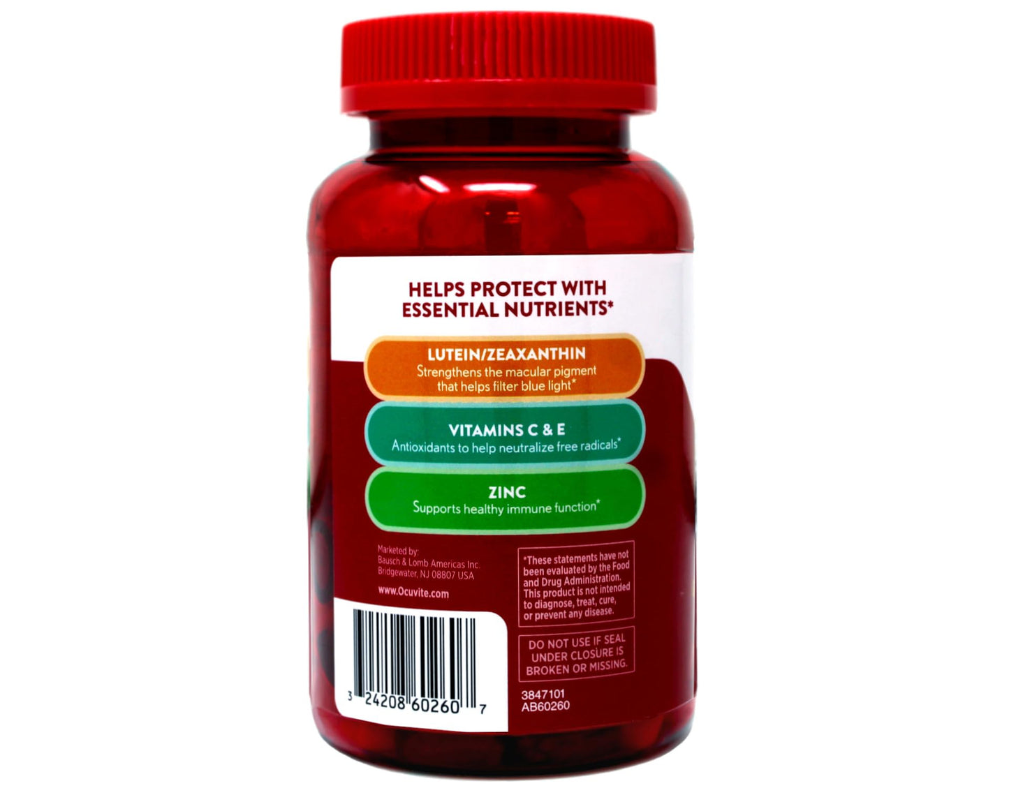 Ocuvite Eye Health Gummies Chewable 120