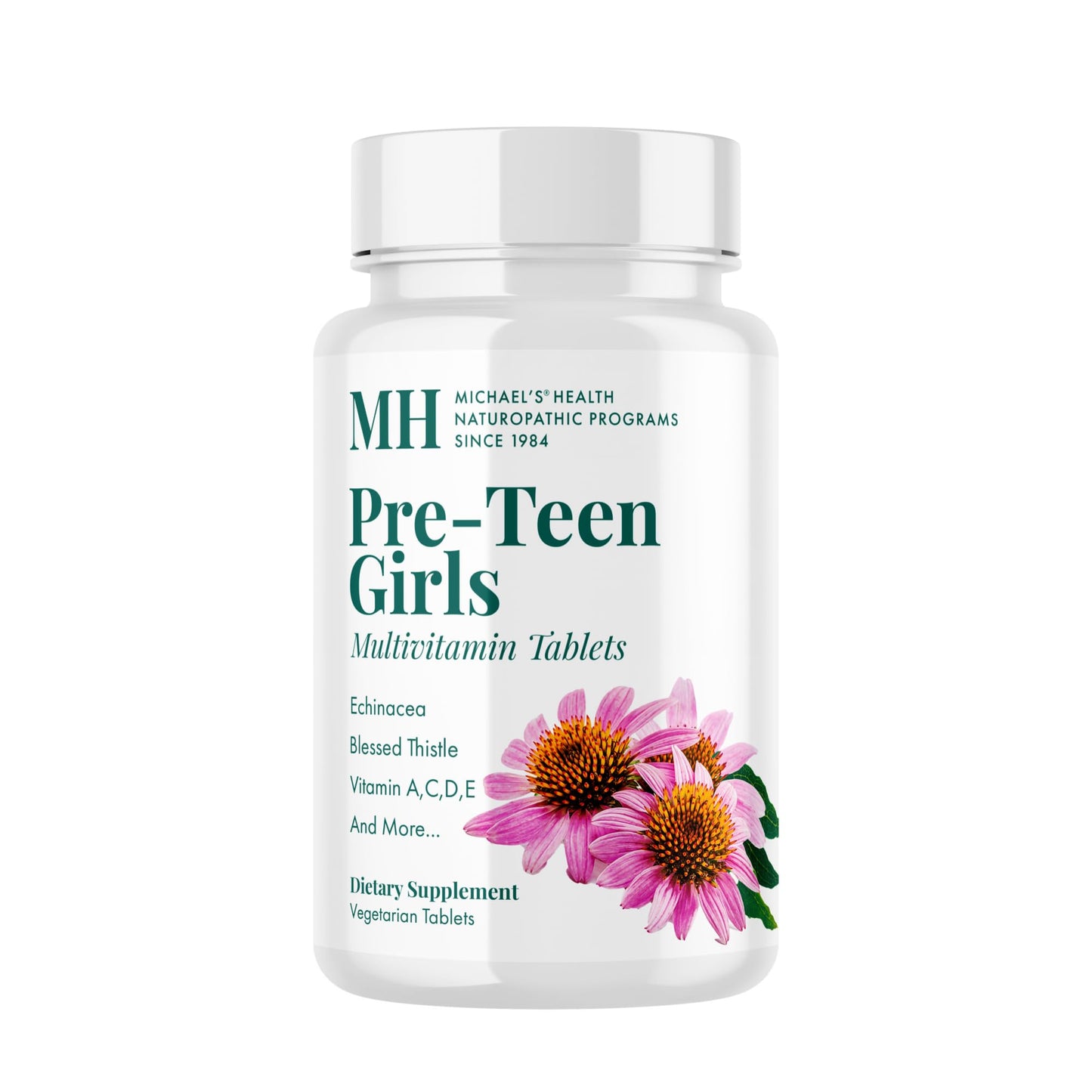 MICHAEL'S Health Naturopathic Programs Pre-Teen Girls Vegetarian Tablets, 60 Count