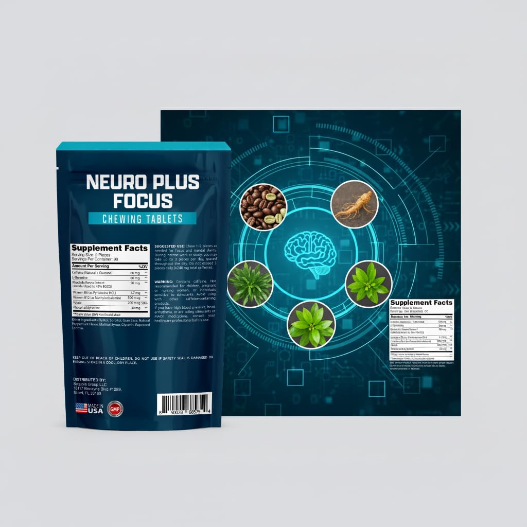 Healblend Neuro Plus Focus Chewing Tablet 1 Count