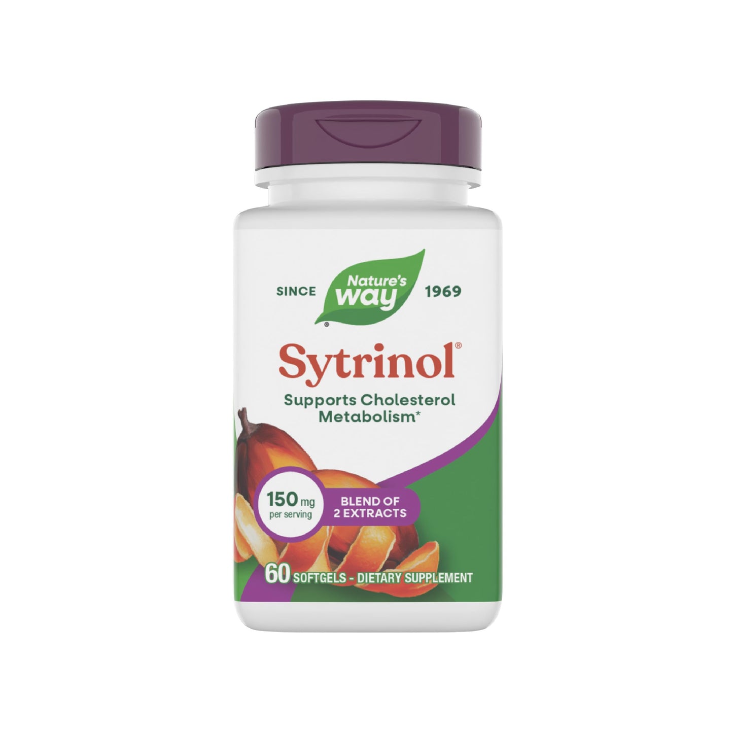 Nature's Way Sytrinol Cholesterol Control Premium Blend Softgels 60 Count