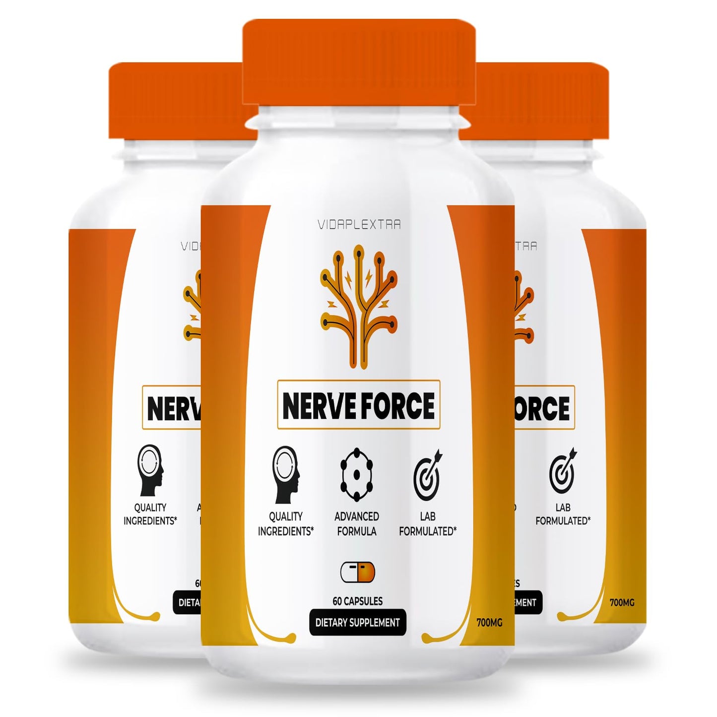 VIDAPLEXTRA Nerve Force Capsules 180 Capsules