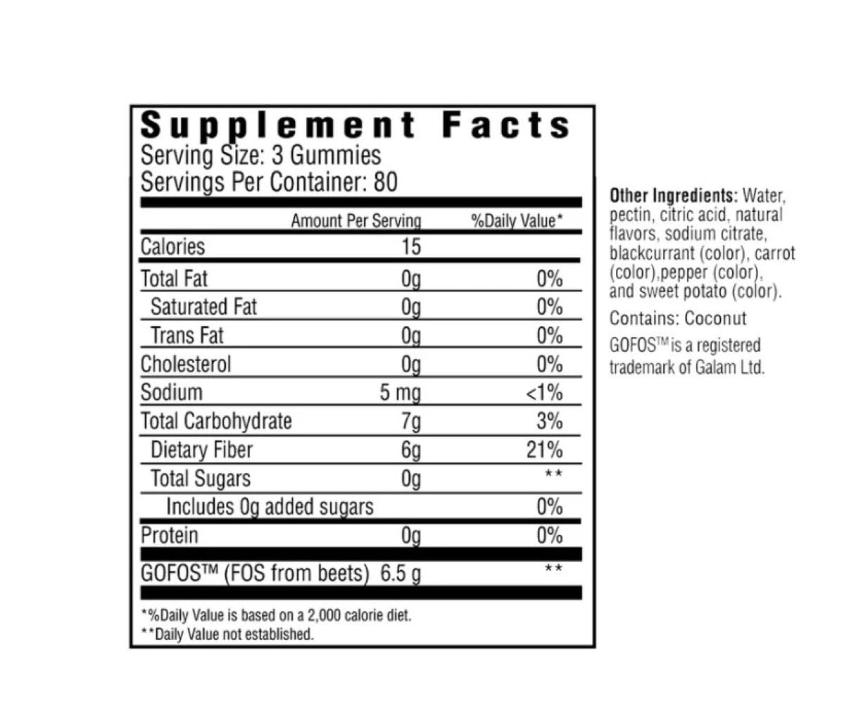 Generic G6 Fiber Gummies 240 CT