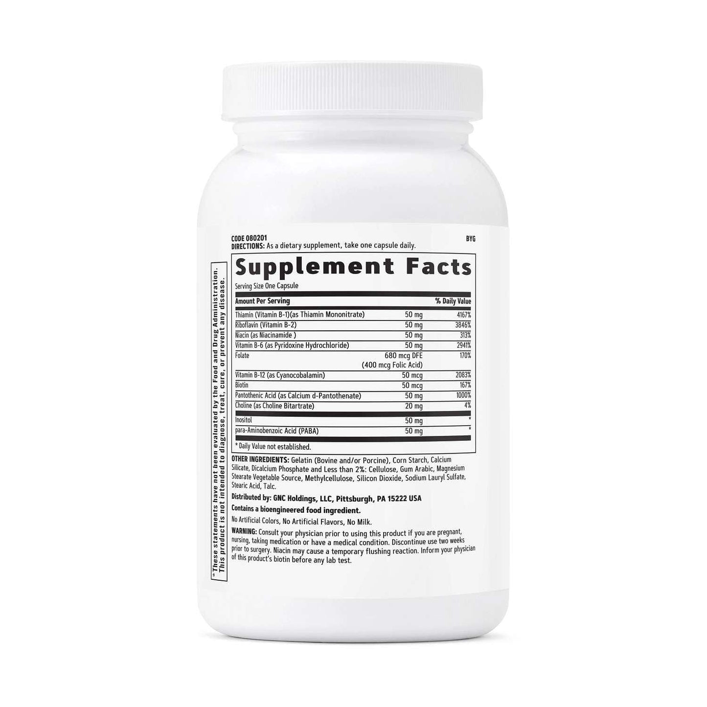 GNC B-Complex 50-90 Capsules, 90 Count