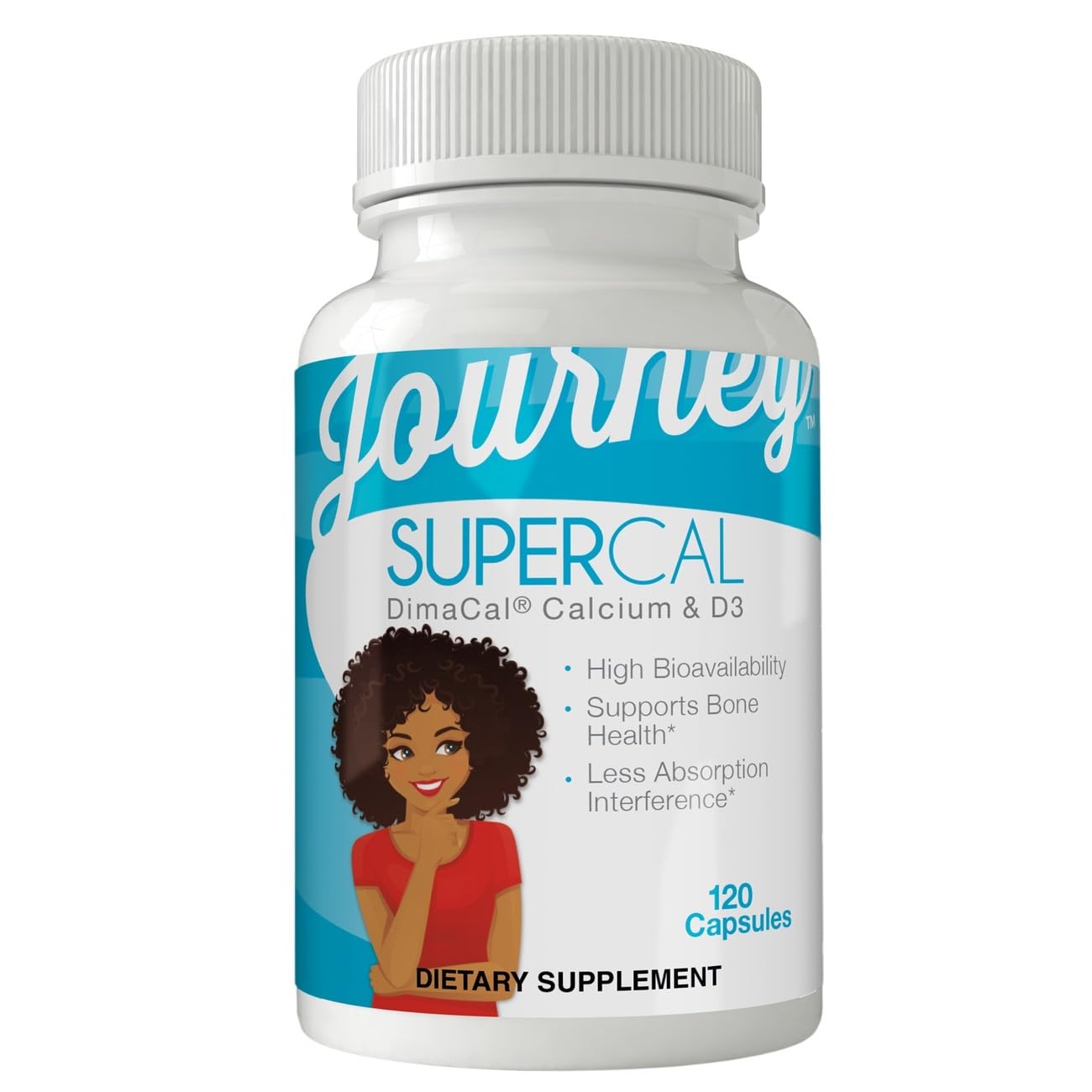 Bariatric Eating Journey SuperCal Dimacal Calcium and Vitamin D3 Capsules, 120 Count
