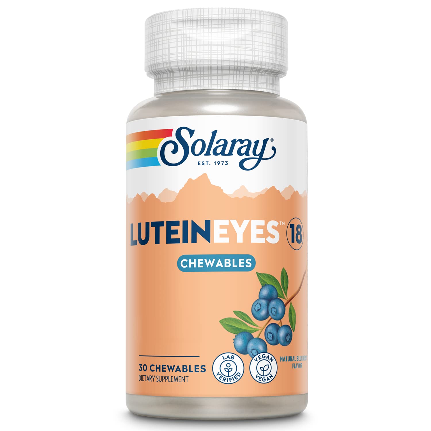 Solaray Lutein Eyes 18 Chewable 30 Count