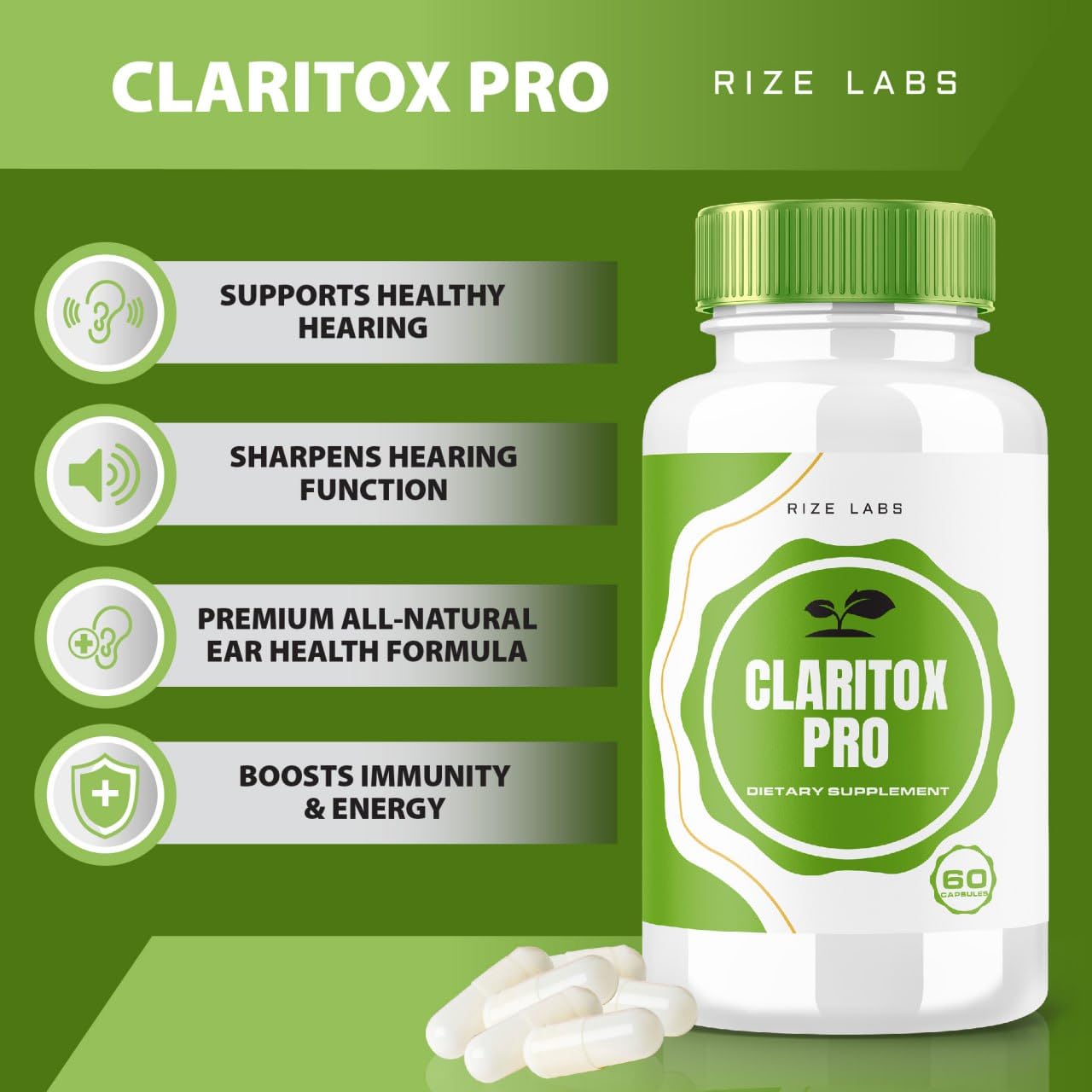 Rize Labs Claritox Pro Capsules 60 Capsules