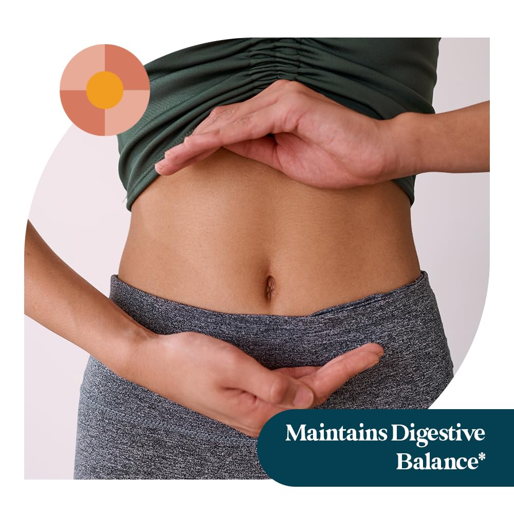 Pattern Wellness Probiotic Supplement - 51 Billion CFU - Supports Digestive Balance & Gut Wellness - Mindfully Sourced, Non-GMO, 60 Vegan Capsules