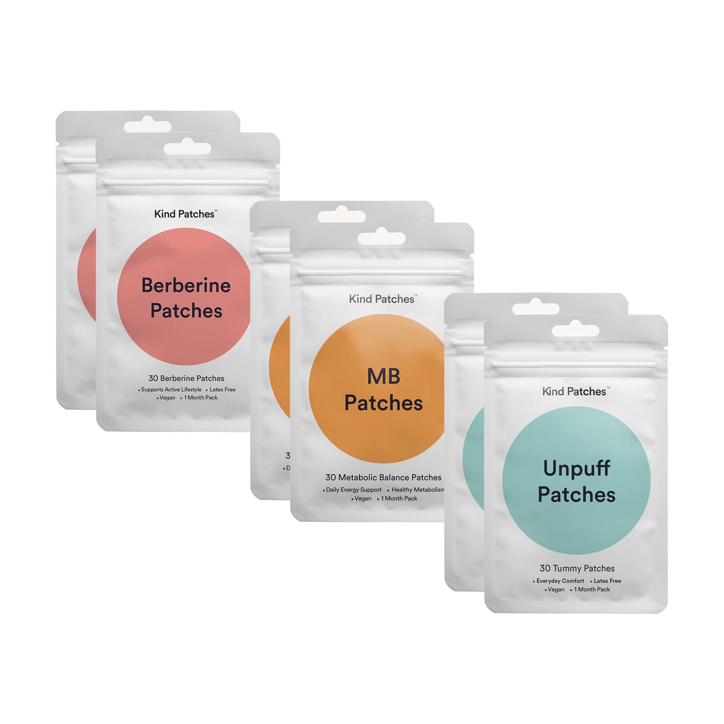 Kind Patches Plant Based Bundle Gummy 6 Pack