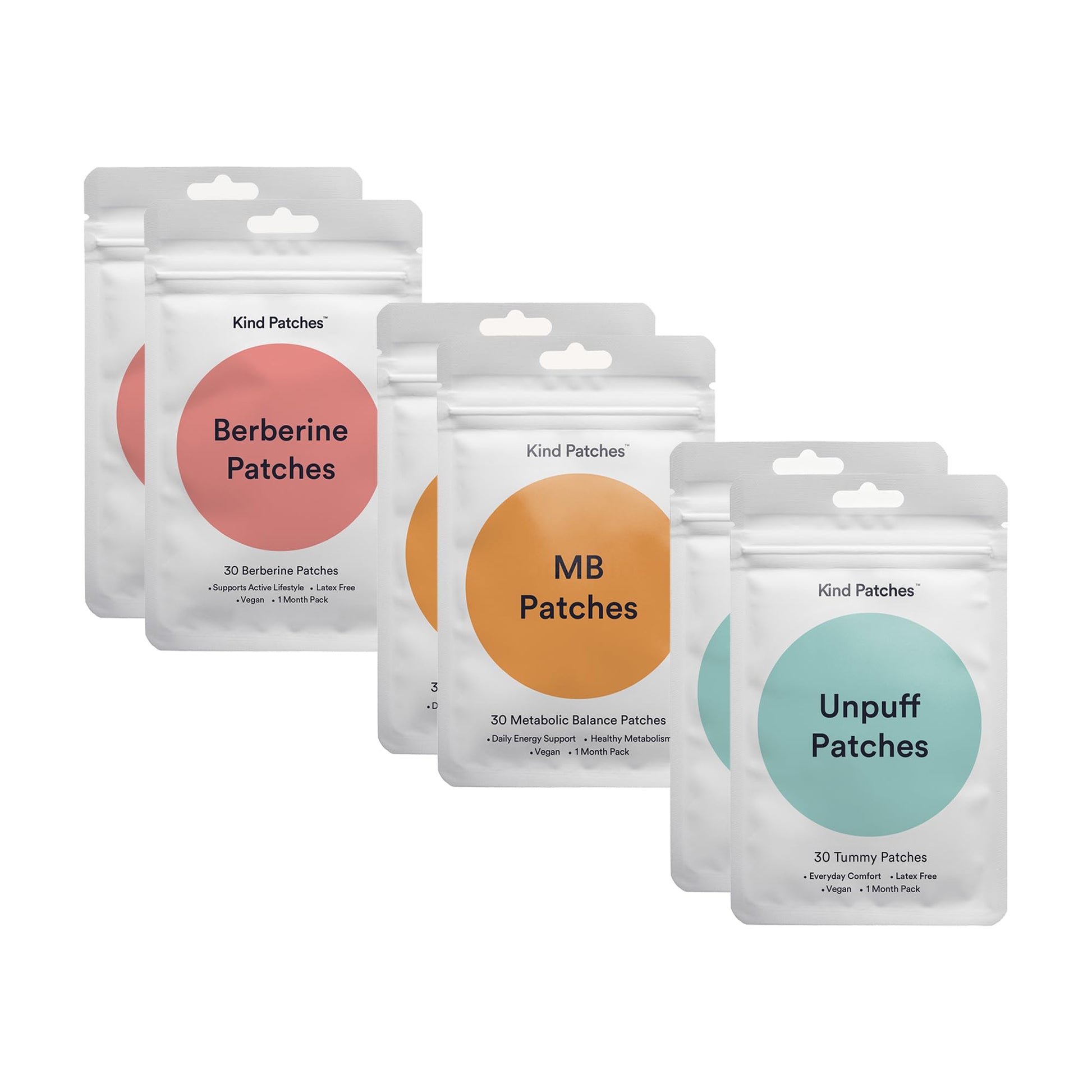 Kind Patches Plant Based Bundle Gummy 6 Pack