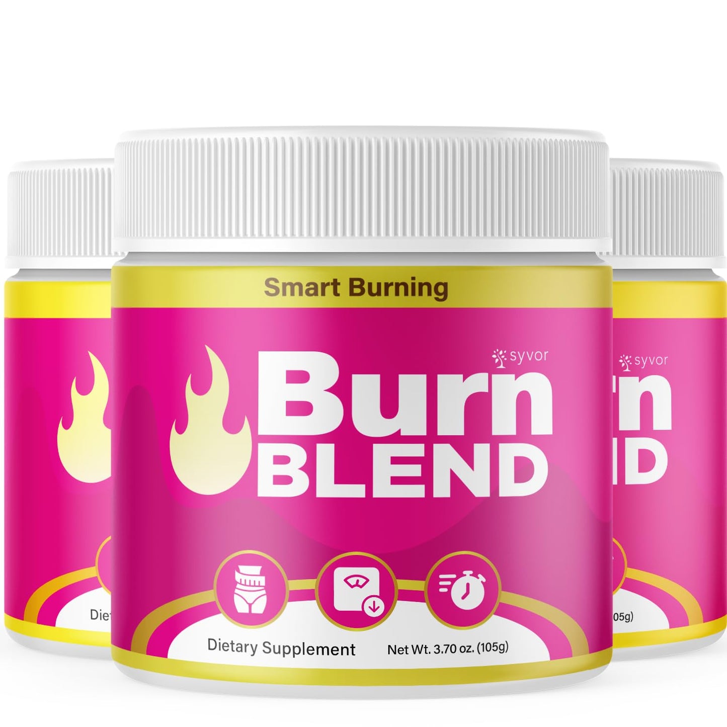 Syvor Burn Blend Powder 11.1 oz (Pack of 3)