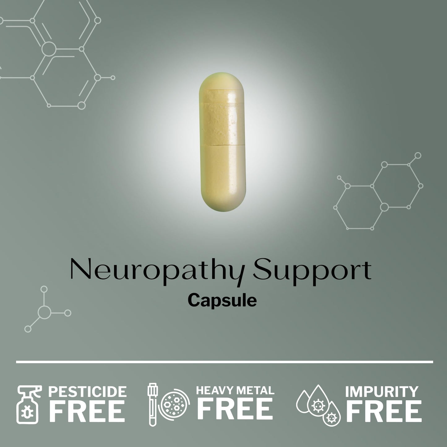 SugarMD Neuropathy Support Supplement Capsule 180 Capsules with Alpha Lipoic Acid, Benfotiamine & Vitamin D3 B6 B12