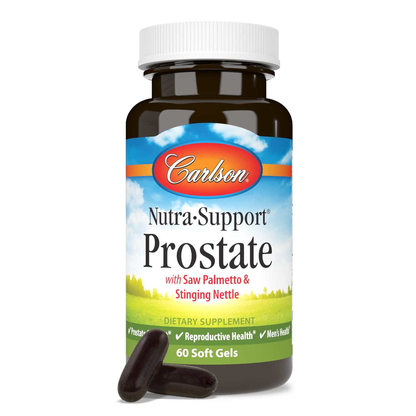 Carlson Nutra-Support Prostate with Saw Palmetto & Stinging Nettle Softgels 60