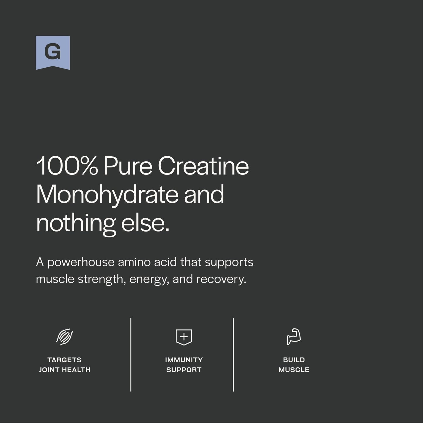 Gainful Creatine Monohydrate Powder, 4.9 oz