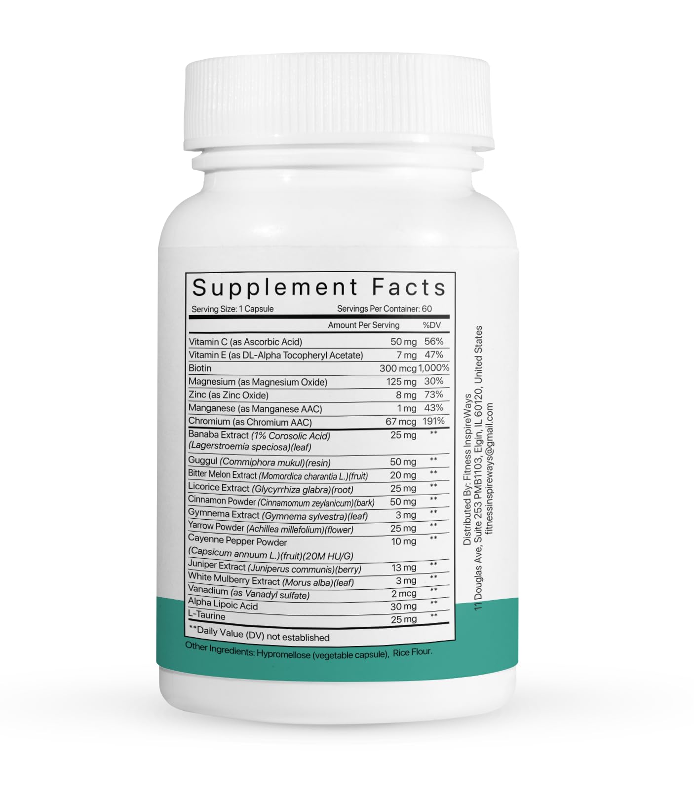 Fitness InspireWays GlucoTrust Advanced Blood Formula Capsules 180 Capsules