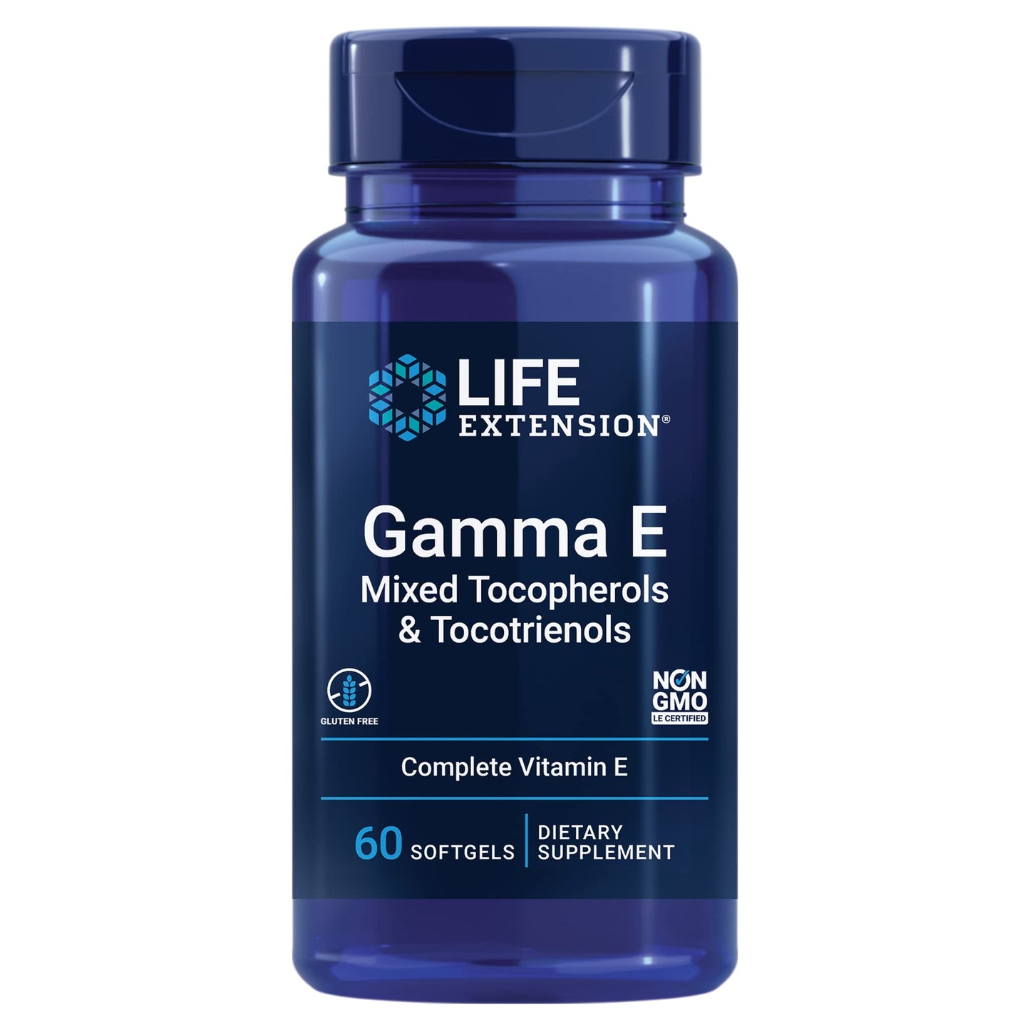 Life Extension Gamma E Mixed Tocopherols & Tocotrienols Softgels and Neuro-mag Magnesium L-threonate Vegetarian Capsules Bundle, 150-Count