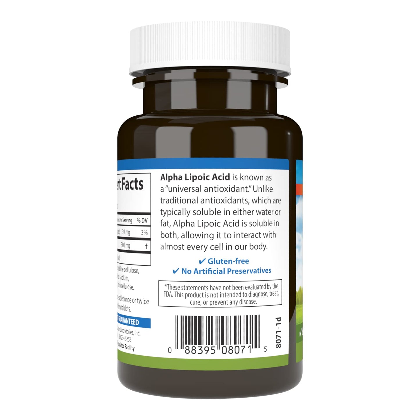 Carlson Alpha Lipoic Acid 300 mg Tablet, 90 Count