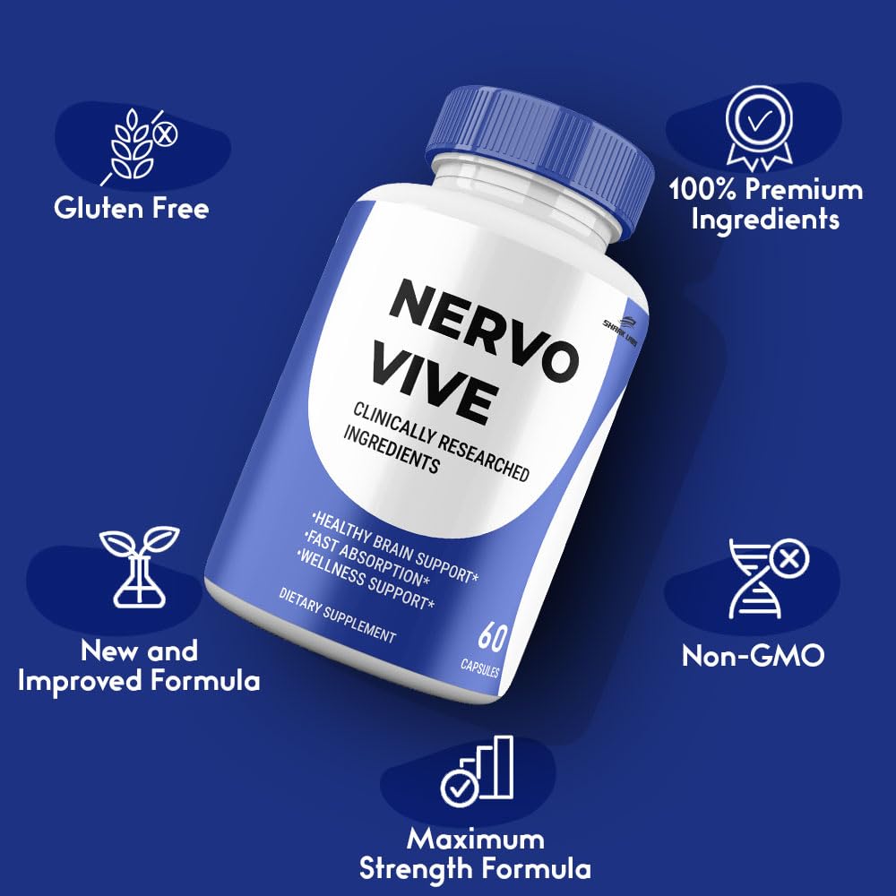 Shark Labs Nervo Vive Capsules, 60 Capsules