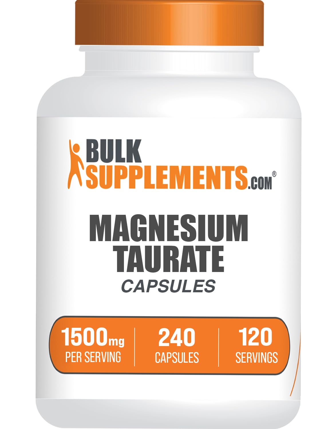 BulkSupplements Magnesium Taurate Capsules 240 Count