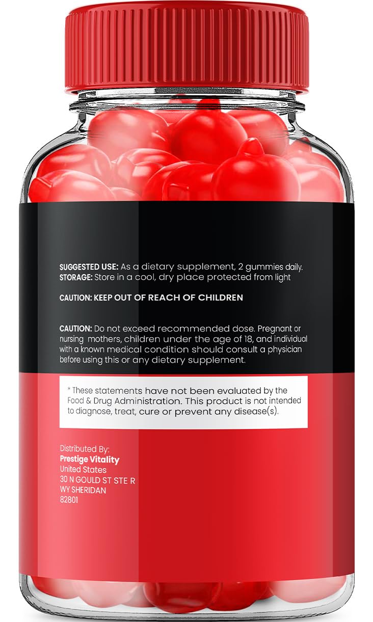 Indelo Primal Testo Boost RX ACV Gummies, 60 Gummies