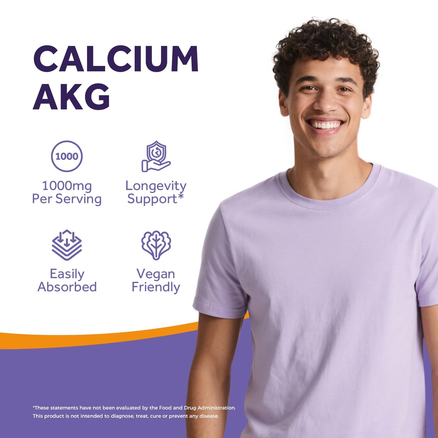 Doctor's Recipes Calcium AKG 1000mg Alpha-Ketoglutarate Capsules 150 Count