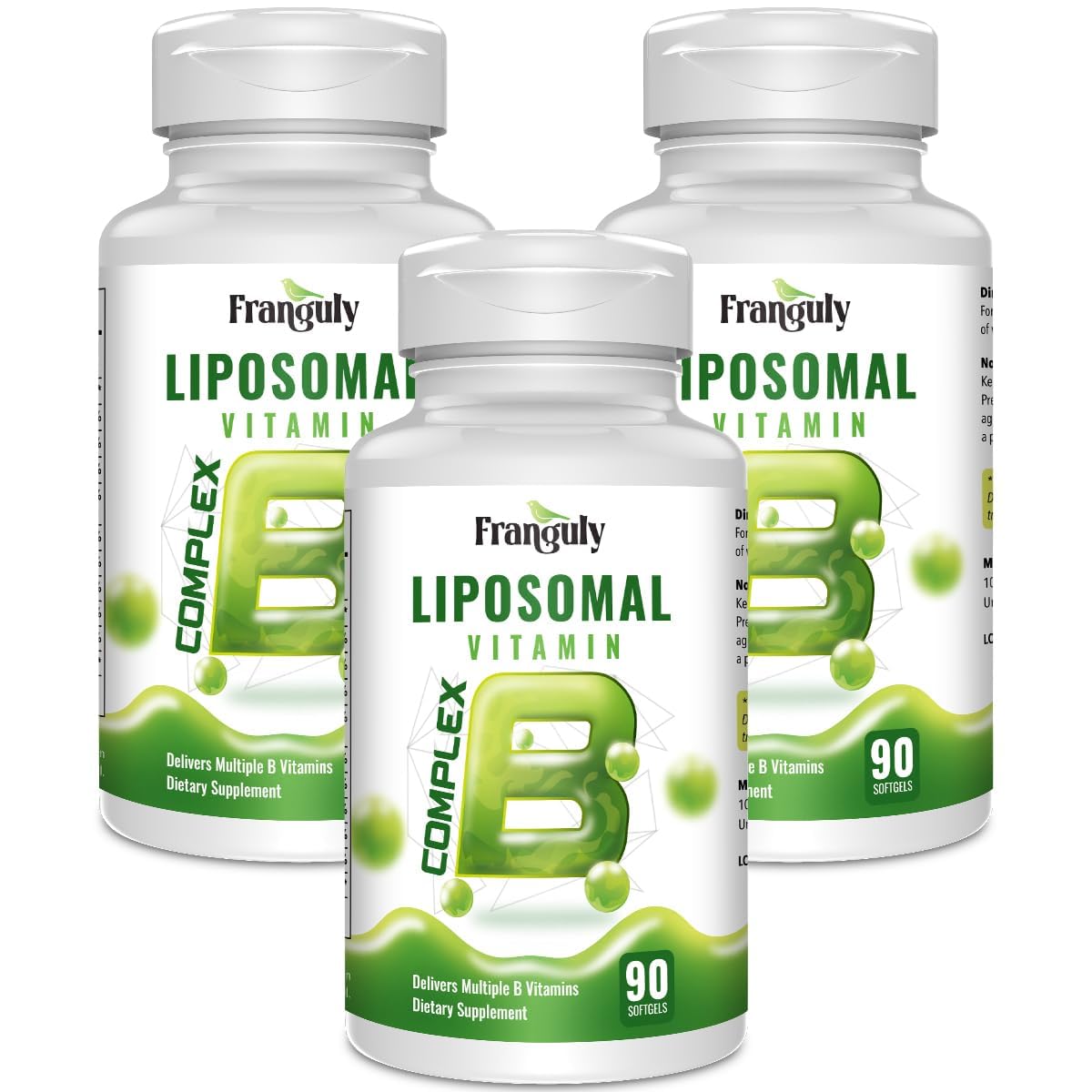 Franguly Liposomal B Complex Softgels 270 Count