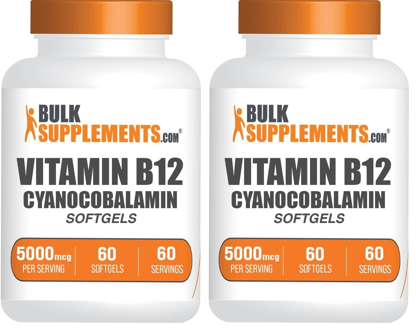 BulkSupplements Vitamin B12 5000 mcg Softgels 120
