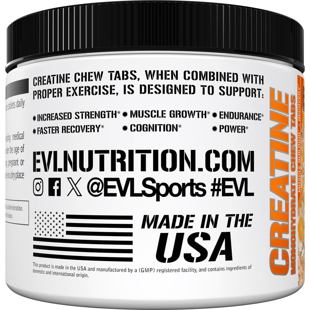 Evlution Creatine Monohydrate Tablet, 90 Tablets