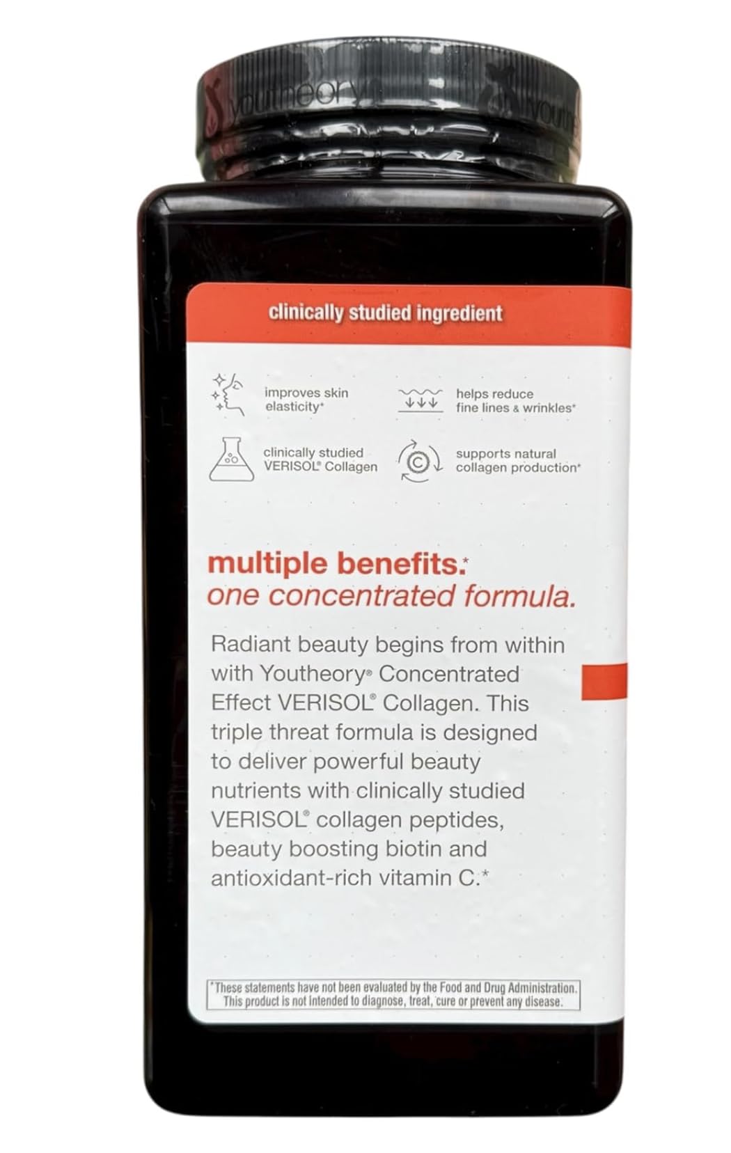 Generic Concentrated Verisol Collagen with Biotin Gummies, 100 Count