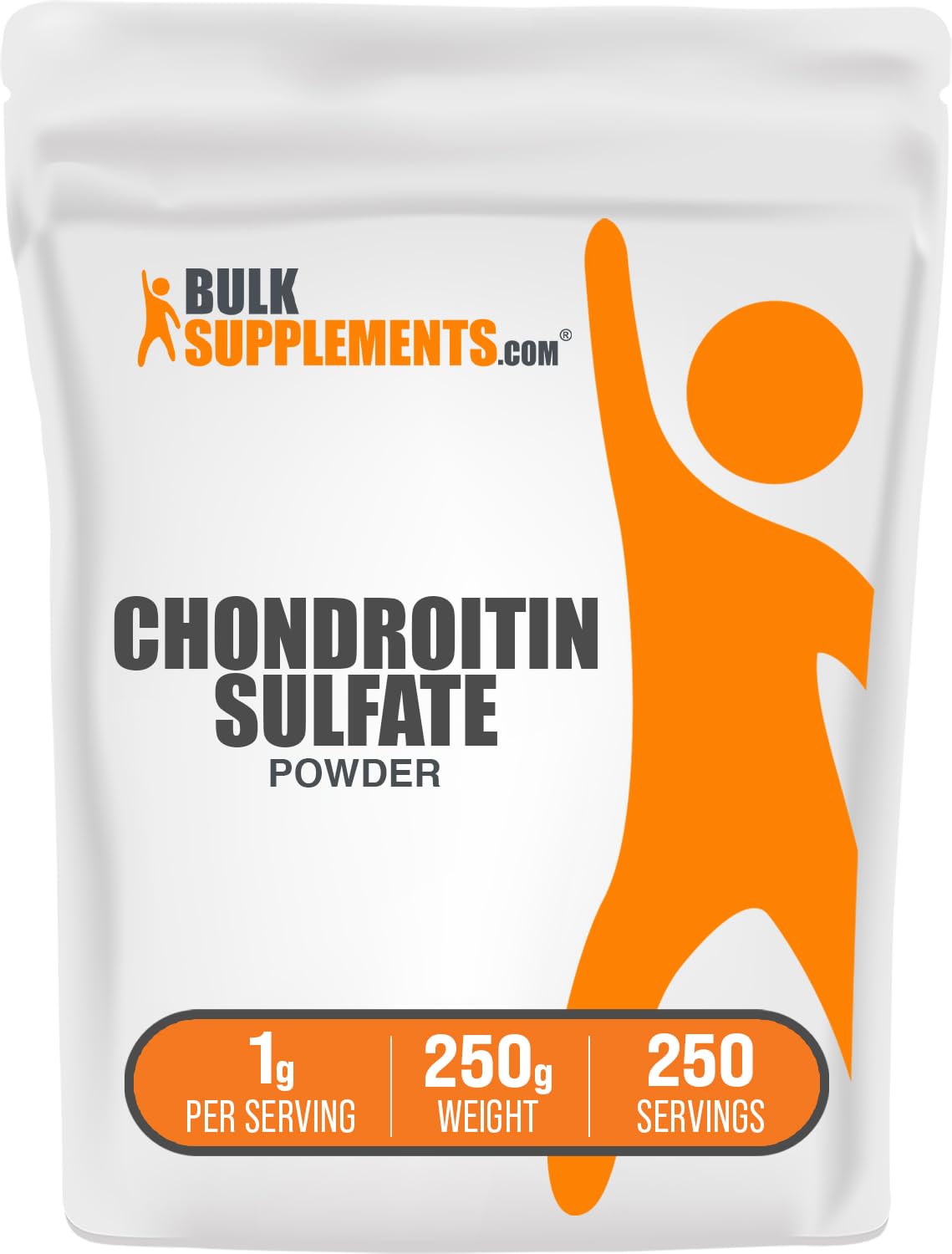 BulkSupplements Chondroitin Sulfate Powder - Chondroitin Sulfate Supplement for Joint Support, Gluten Free, 8.8 oz