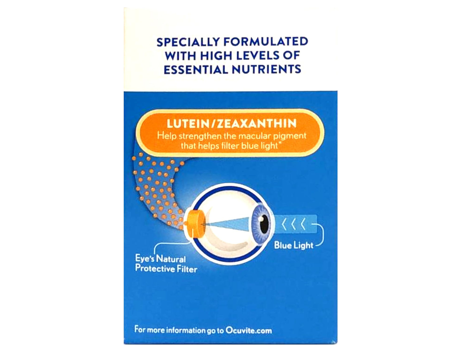 Bausch + Lomb Ocuvite Blue Light Eye Health – Mini Soft Gels with 25 mg Lutein + 5 mg Zeaxanthin, 30 Softgels