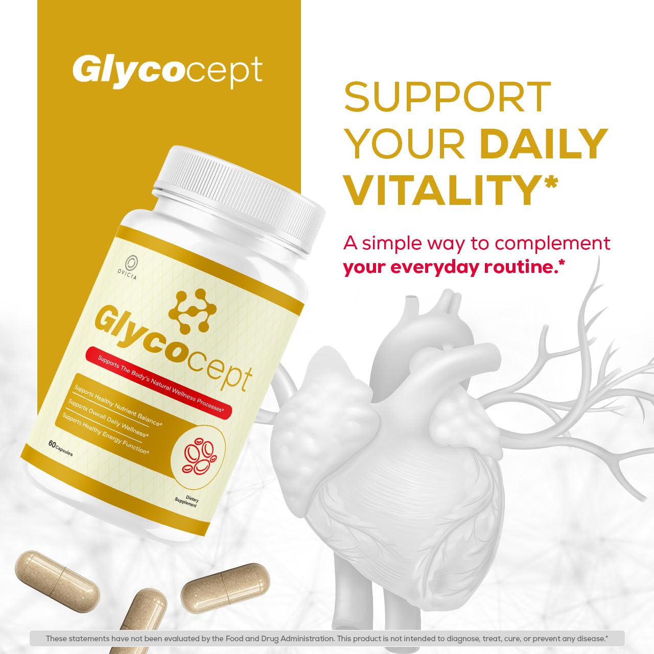 OVICIA Glycocept Advanced Formula Capsules 180