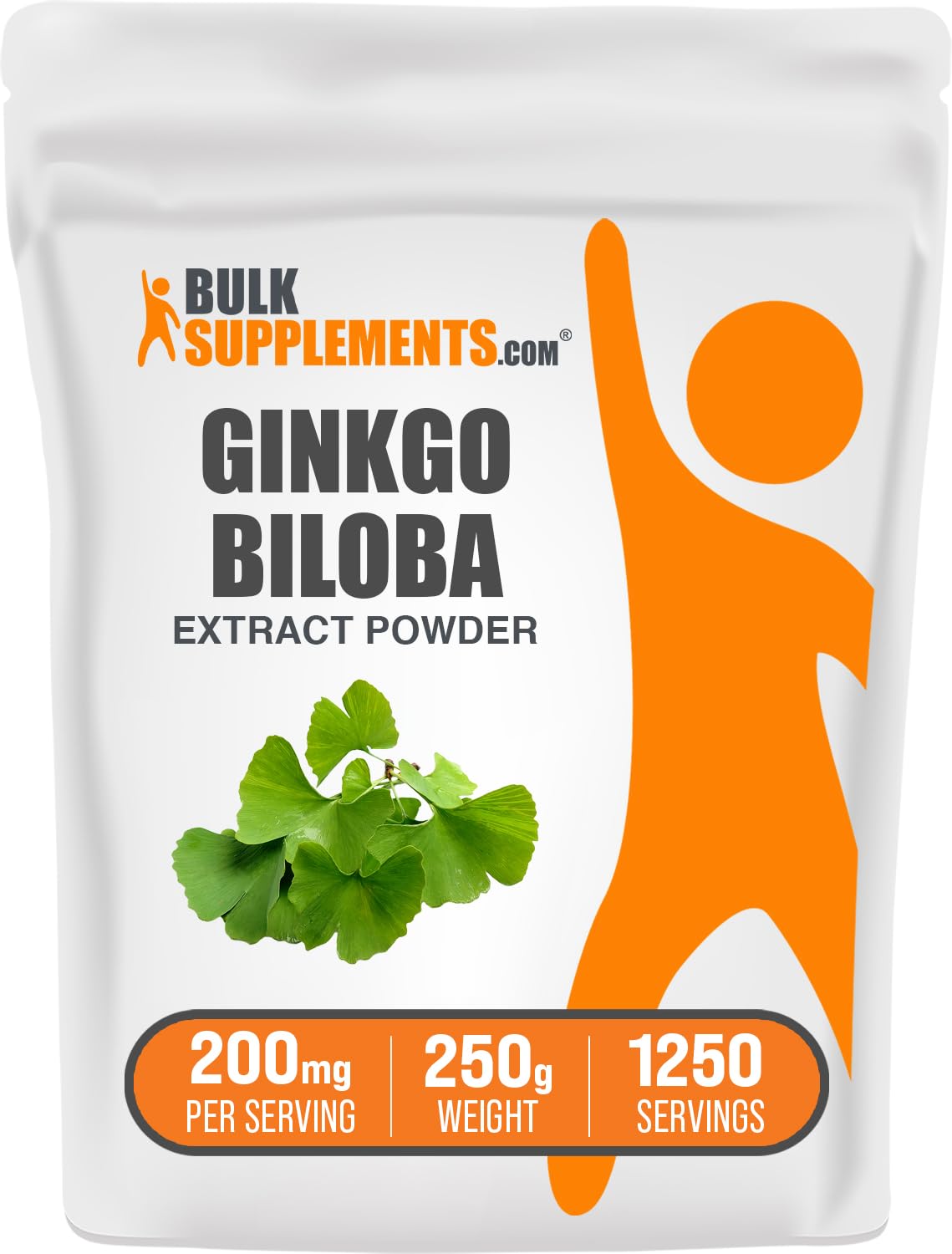 BulkSupplements Ginkgo Biloba Extract Powder 8.82 oz