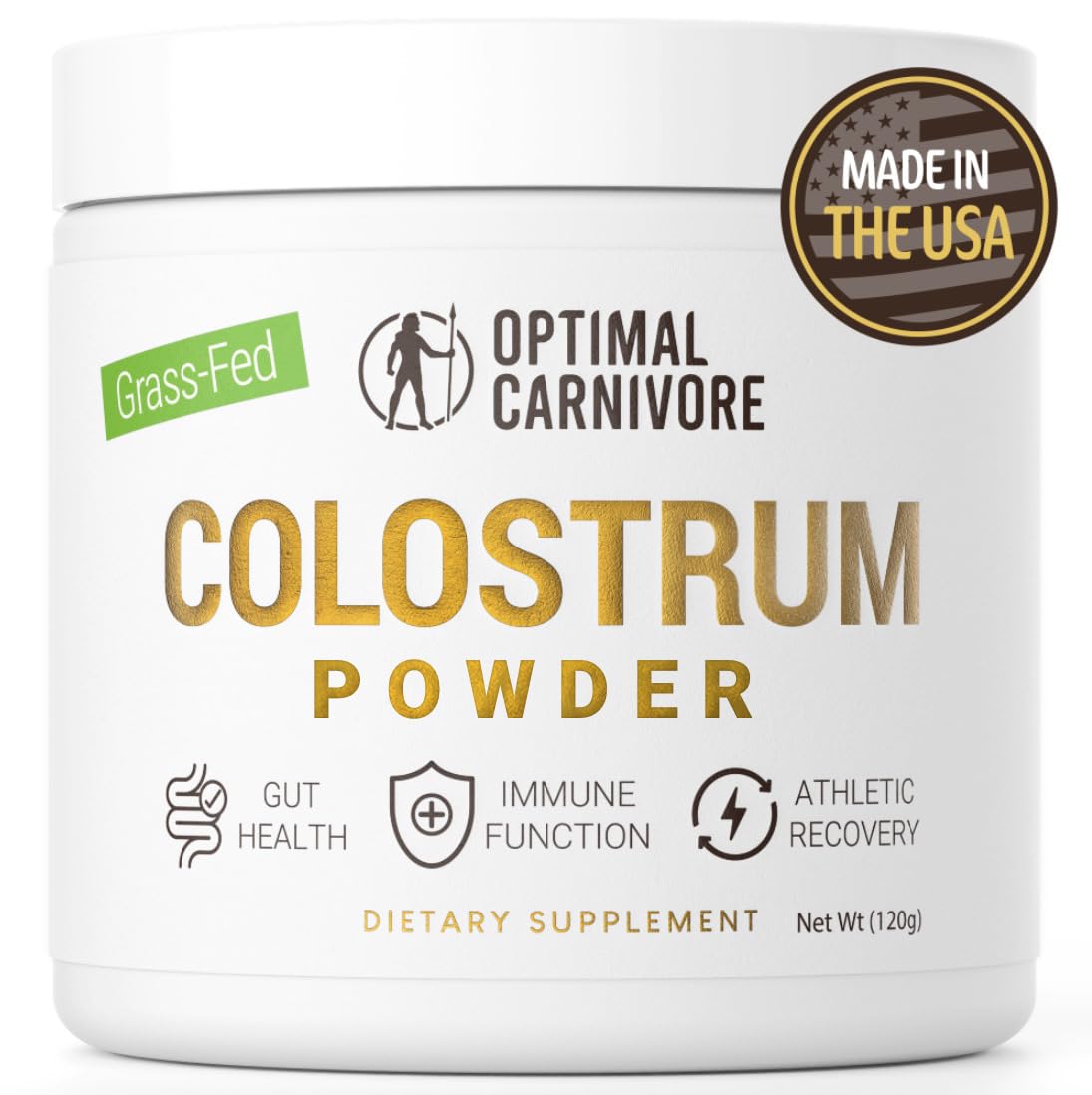 Optimal Carnivore Grass Fed Colostrum Powder 4.23 Ounce