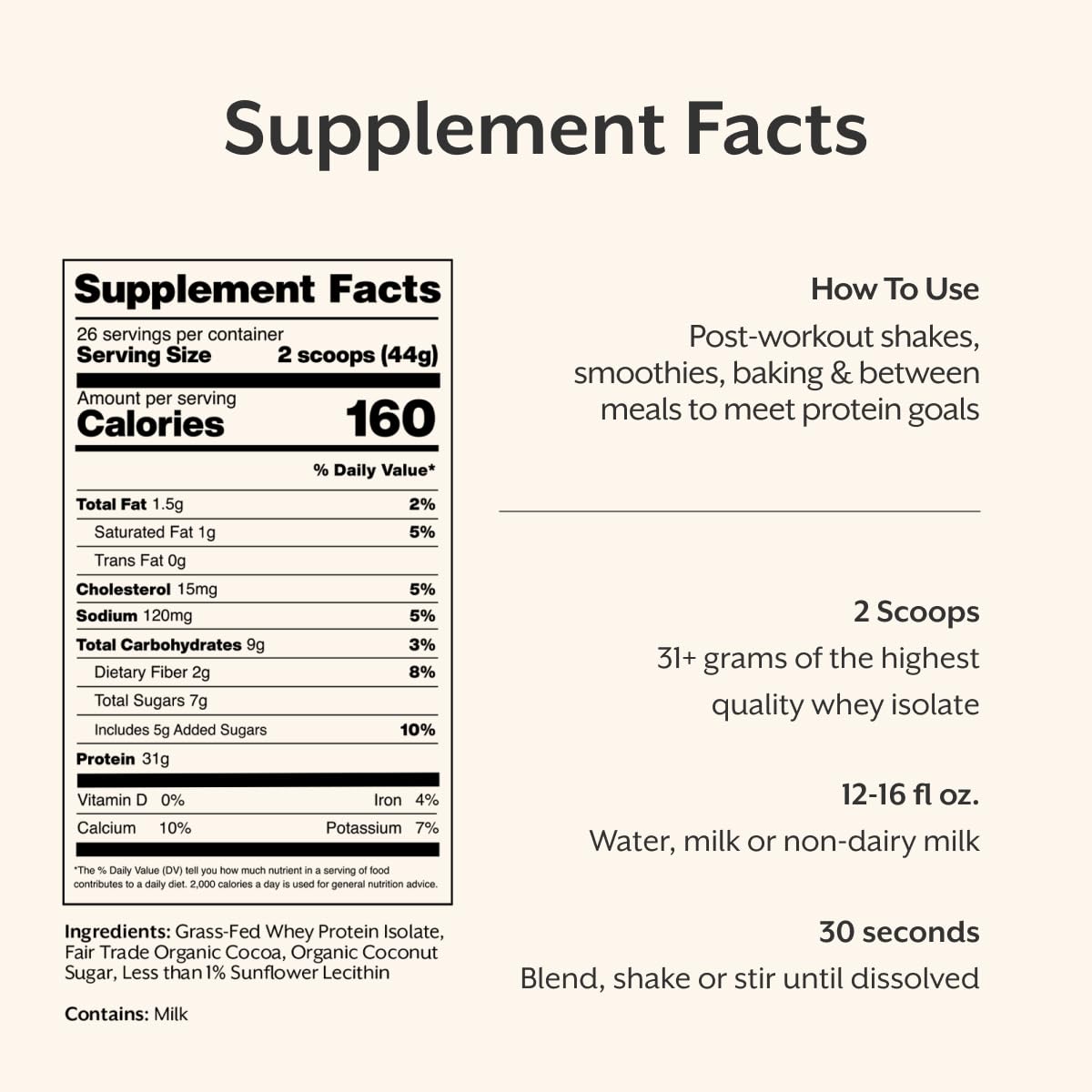 ProMix Nutrition Whey Isolate Powder, Chocolate, 40 Servings