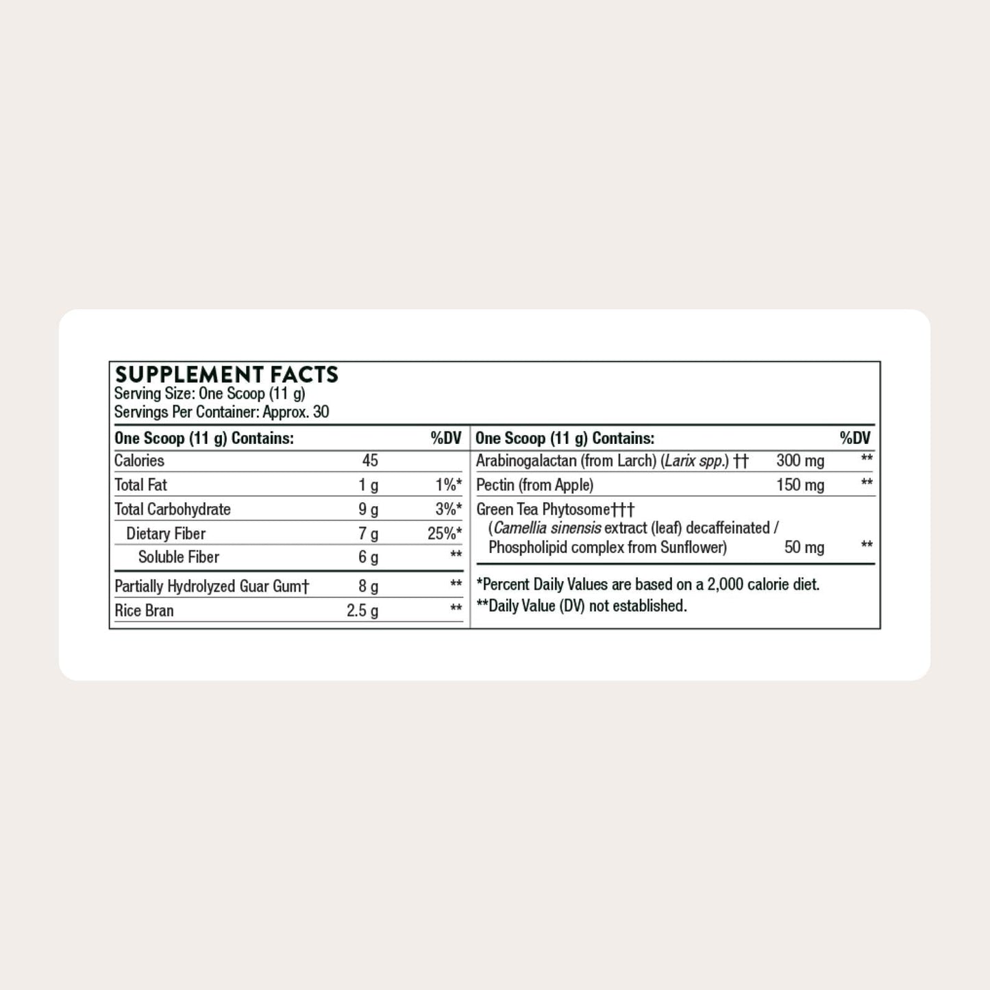 THORNE FiberMend Prebiotic Fiber Powder, 11.6 oz
