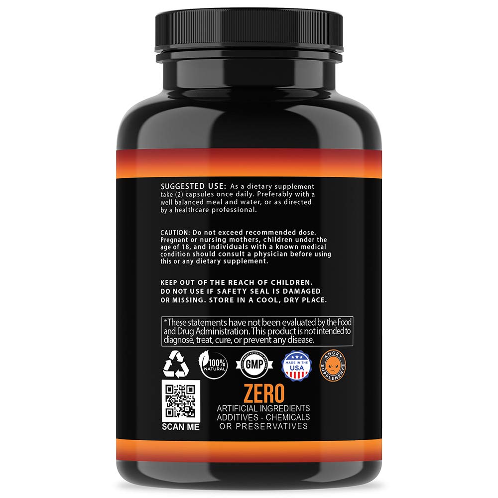Angry Supplements Monster Test NO 60 Capsules