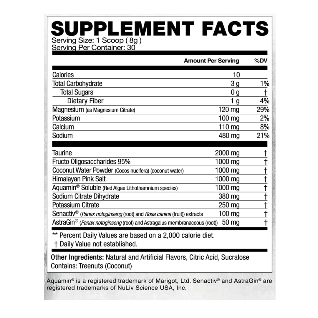 Apollon Nutrition Hydration Electrolytes – Advanced Hydration & Replenishment Drink, Powder, 8.5 Ounce