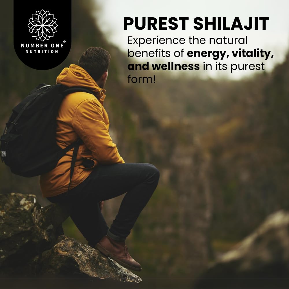 Number One Nutrition Pure Himalayan Shilajit Capsule 120 Count