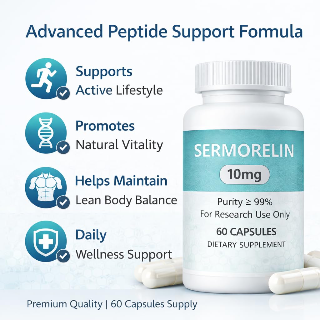 FSSGXX Sermorelin Research Peptide Capsule 60 Count